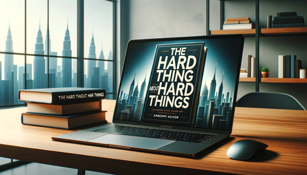 The Hard Thing About Hard Things #BookClub